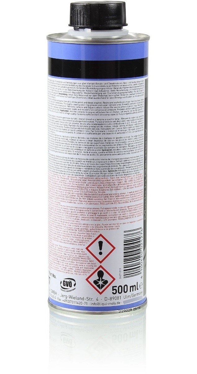 Limpiador Lavado Interno Motor Liqui Moly Engine Flush 500ml - Imagen 2