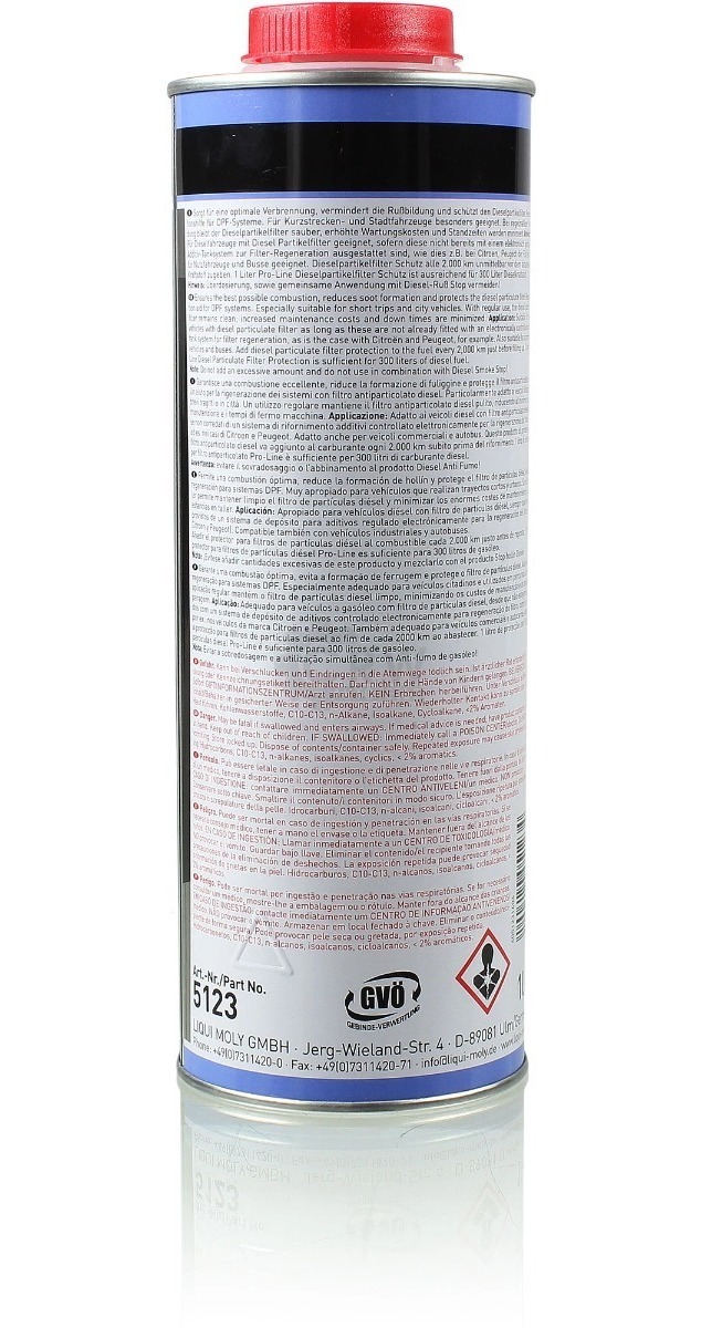 Limpiador Protector Filtro Particulas Diesel Liqui Moly 2 Limpiador Protector Filtro Particulas Diesel Liqui Moly - Imagen 2