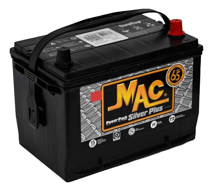 Bateria Mac Caja 34 Cca 550 Amperios Libre Mantenimiento