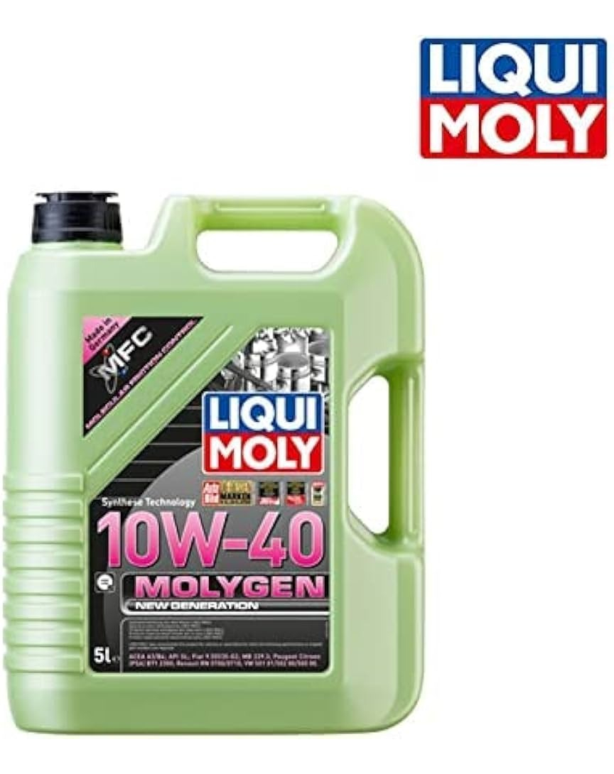 Aceite 10w40 Auto Camioneta 5l Liqui Moly Molygen New Genera 2 Aceite 10w40 Auto Camioneta 5l Liqui Moly Molygen New Genera - Imagen 2
