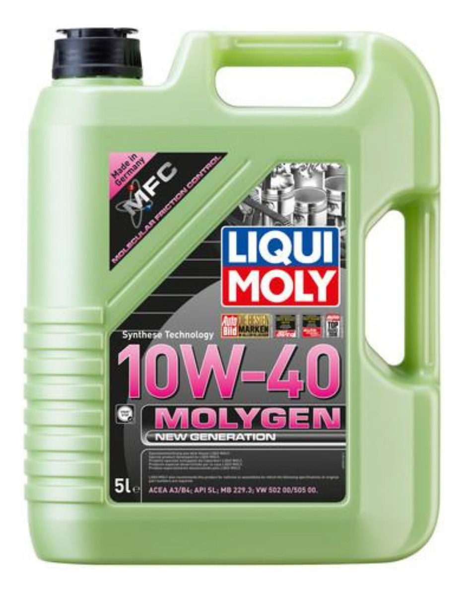 Aceite 10w40 Auto Camioneta 5l Liqui Moly Molygen New Genera 1 Aceite 10w40 Auto Camioneta 5l Liqui Moly Molygen New Genera