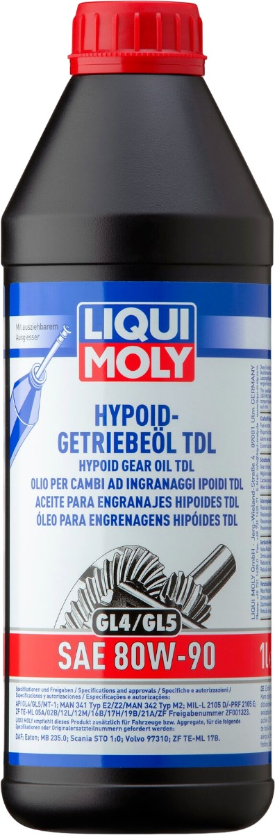 Aceite Transmision 80w90 Mineral Liquimoly 1lt 3 Aceite Transmision 80w90 Mineral Liquimoly 1lt - Imagen 3