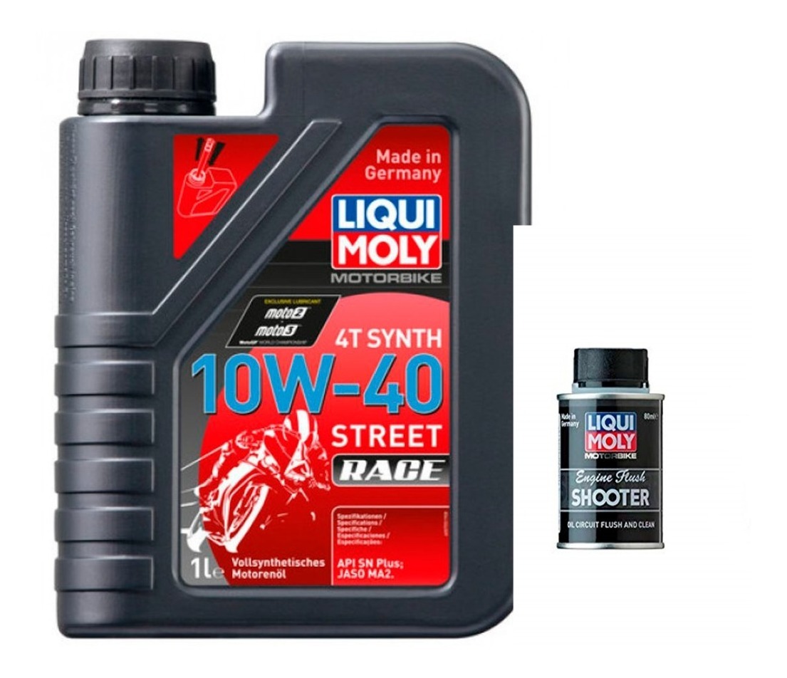 Aceite 10w40 Liquimoly Street Race Y Lavado Interno Motor 1 Aceite 10w40 Liquimoly Street Race Y Lavado Interno Motor