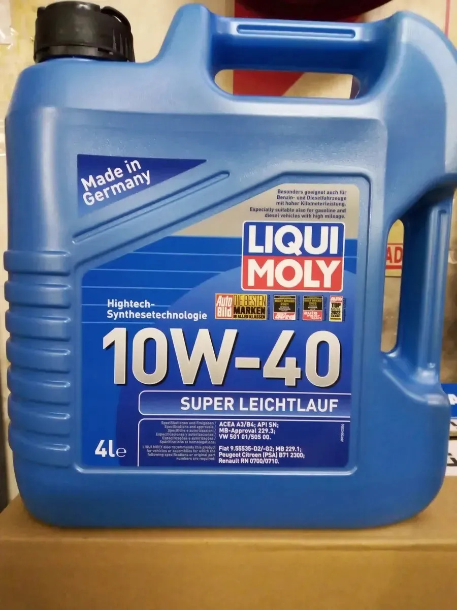 Aceite Sintetico 10w40 Auto Camioneta 4l Liqui Moly 6 Aceite Sintetico 10w40 Auto Camioneta 4l Liqui Moly - Imagen 6