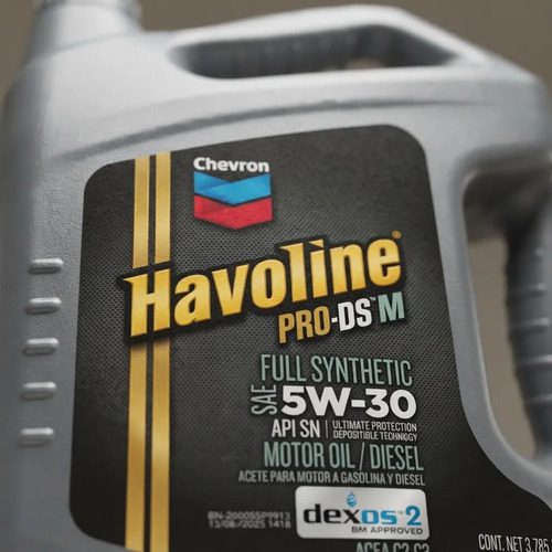 Aceite Havoline Full Synthetic Pro-ds M 5w30 1 Gal 3 Aceite Havoline Full Synthetic Pro-ds M 5w30 1 Gal - Imagen 3