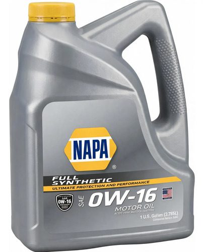 Aceite De Motor Sintético Napa 0w-16 Api Sp 1 Galón 1 Aceite De Motor Sintético Napa 0w-16 Api Sp 1 Galón