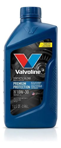 Aceite 10w30 Sintetico Valvoline Gasolina 1 Cuarto 1 Aceite 10w30 Sintetico Valvoline Gasolina 1 Cuarto